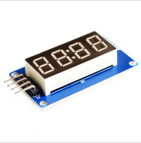 Module d'affichage LED pour Arduino, 0,36 pouces, 7 segments 4 chiffres, pièce d'horloge à anode rouge, tube numérique, quatre pilotes de série, TM1637 ► Photo 1/1