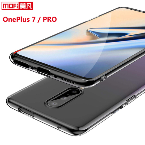 Coque pour oneplus 7 pro OnePlus 7 coque transparente transparente en silicone souple en ptu ultra mince fond mofi coque arrière one plus 7 pro ► Photo 1/6