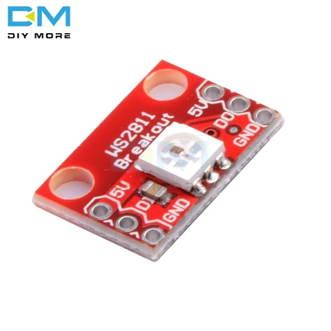 Nouveau WS2812 WS2811 RGB LED Kit de bricolage Module de carte de circuit imprimé électronique pour Arduino ► Photo 1/1