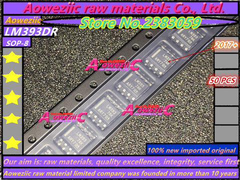 Aowezic – puce de comparateur basse tension LM393DR SOP8, nouvelle et originale importée, 100% ► Photo 1/1