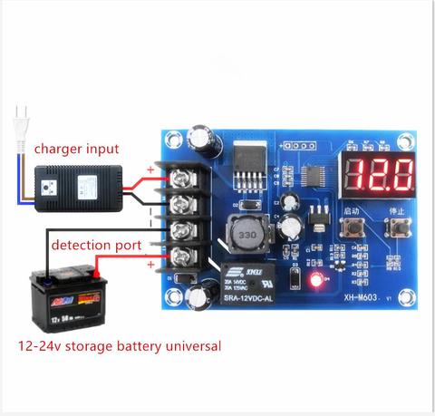 Module de contrôle de Charge 12 24V, stockage de batteries au plomb, batterie au Lithium, carte de Protection ► Photo 1/6