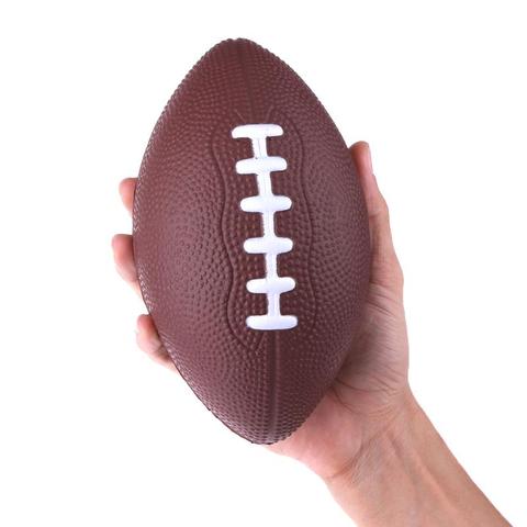 Mini doux Standard mousse PU Football américain Football Rugby presser balle enfants adultes anniversaire noël cadeau Football (couleur aléatoire ► Photo 1/6