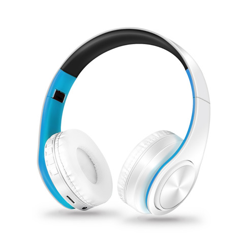 Livraison gratuite 2022 Colorfuls écouteurs sans fil casque stéréo casque Bluetooth avec micro Support TF carte appels téléphoniques ► Photo 1/6