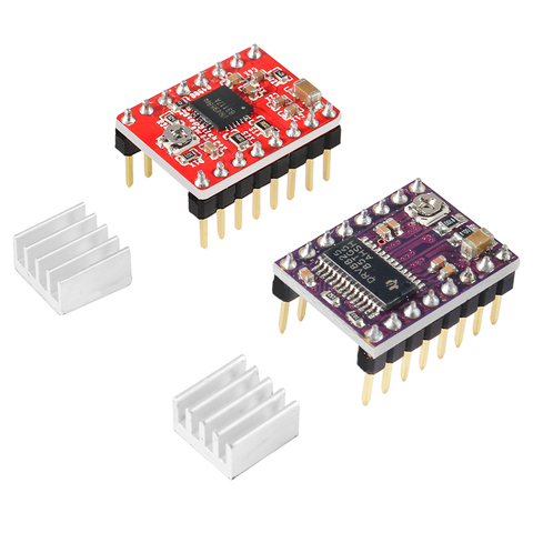 Moteur pas à pas A4988 Drv8825 avec dissipateur de chaleur, pièces d'imprimante 3d, porte-bâton, rampes de Reprap 1.4 1.5 1.6 Mks Gen V1.4 ► Photo 1/6