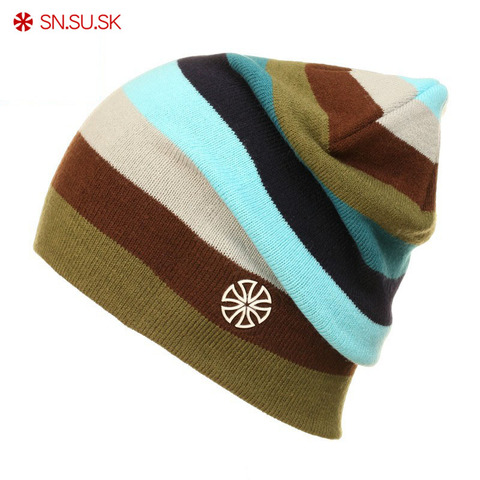SNSUSK-chapeau de Snowboard d'hiver | Lot de casquettes et bonnets de Ski pour hommes et femmes, casquette Hip-Hop couleur arc-en-ciel 02-9072 ► Photo 1/6