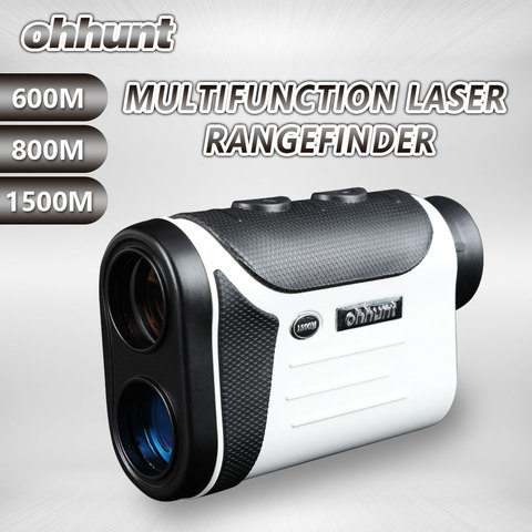 Ohhunt multifonction télémètres Laser 8X 600M 800M 1500M chasse Golf monoculaire télémètre Distance mètre extérieur mesure ► Photo 1/1