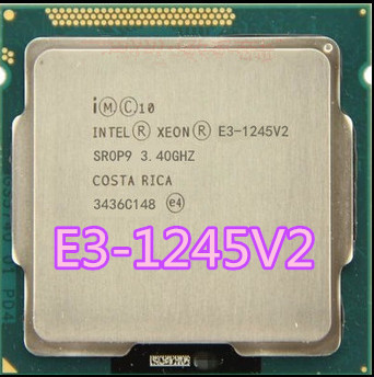 Intel Xeon E3-1245V2 E3 1245 V2 Quad Core PROCESSEUR D'UNITÉ CENTRALE 3.4GHz LGA 1155 8MB SR0P9 e3-1245v2 ► Photo 1/1