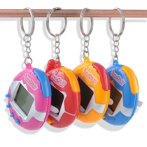 Jouet cyber-animaux multicolores 90S nostalgiques, 1 pièce, cyber-animaux virtuel, Tomagochi, porte-clés électronique ► Photo 1/1