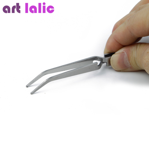 Acrylique UV Gel conseils Sculpture pince à épiler ramasser des outils d'art des ongles multi-fonctions strass pince traitement des ongles ► Photo 1/2