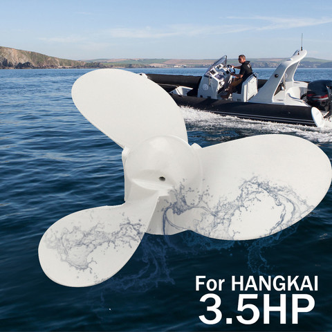 Hangkai-hélice de moteur hors-bord en alliage d'aluminium, accessoires de bateau originaux, 3,5 cv ► Photo 1/6