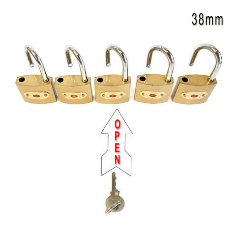 Cadenas avec les mêmes clés, 5 pièces, 38mm, livraison gratuite ► Photo 1/1