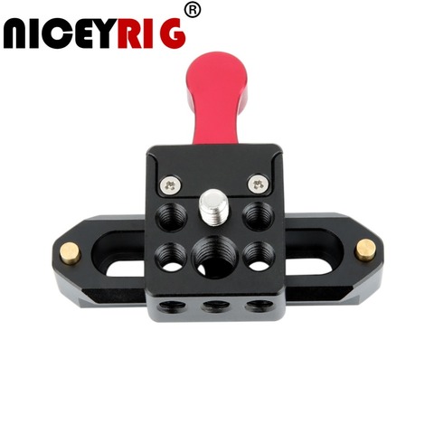 NICEYRIG – pince NATO avec Rail Nato, trous de vis de 1/4 