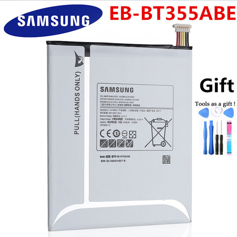 Batterie de tablette Samsung d'origine pour Samsung GALAXY Tab A 8.0 T355C EB-BT355ABE GALAXY Tab5 SM-T355 T350 SM-P350 P355C T357W ► Photo 1/3