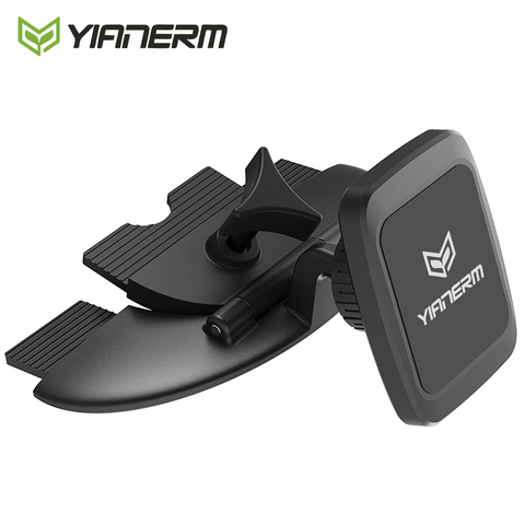 Yianerm – support magnétique à fente CD pour voiture, pour iPhone X Xs Max 7 8 Plus, pour Samsung S8 S9 Plus ► Photo 1/6