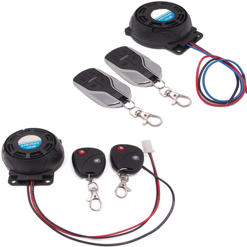 Système d'alarme antivol universel moto 12V | Double alarme de télécommande pour moto, accessoires de Scooter ► Photo 1/6