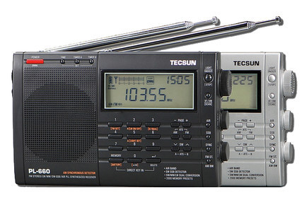 TECSUN PL-660 Radio PLL SSB VHF AIR Bande Radio Récepteur FM/MW/SW/LW Radio Multibande Double Conversion TECSUN PL660 ► Photo 1/4