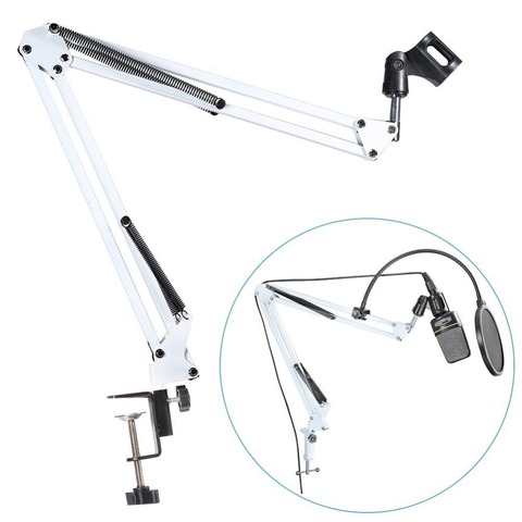 NEEWER Blanc Studio de Diffusion Micro Suspension Flèche Ciseaux bras Prolongé jusqu'à 80cm (31.5 