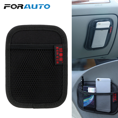 FORAUTO voiture filet de rangement sac siège de voiture arrière organisateur automobile poche pour téléphone clés Oxford tissu rangement rangement multi-usage ► Photo 1/6