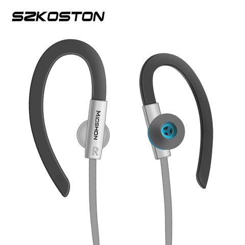 Écouteurs de musique de Sport avec microphone 3.5MM Jack dans l'oreille écouteurs basse suppression de bruit casque de course pour xiaomi Samsung Mp3 ► Photo 1/6