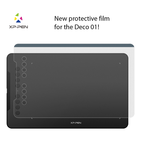 Xp-pen-Film protecteur pour tablette graphique, Transparent, déco01, pour dessin (2 pièces en 1 paquet) ► Photo 1/6