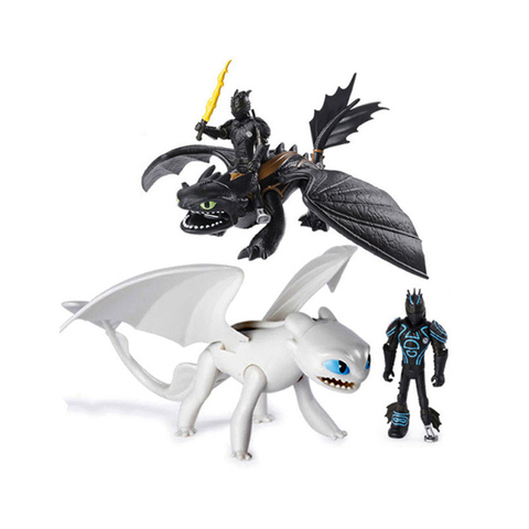 Jouets figurines de collection Dragon 3, en PVC, sans dents, pour enfants ► Photo 1/4