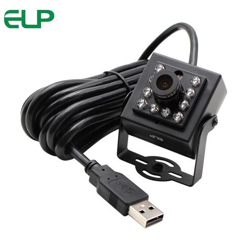 Mini boîtier vidéo usb, 10 pièces, led IR, Vision nocturne, cmos OV7725, CCTV, usb, caméra endoscope ► Photo 1/6