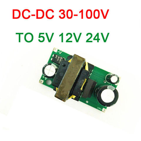 DYKB DC-DC Buck convertisseur DC 24V-100V 36V 48V 64V 72V 84V 96V à 5V 12V / 24V 2A Module d'alimentation abaisseur VOLT régulé ► Photo 1/3