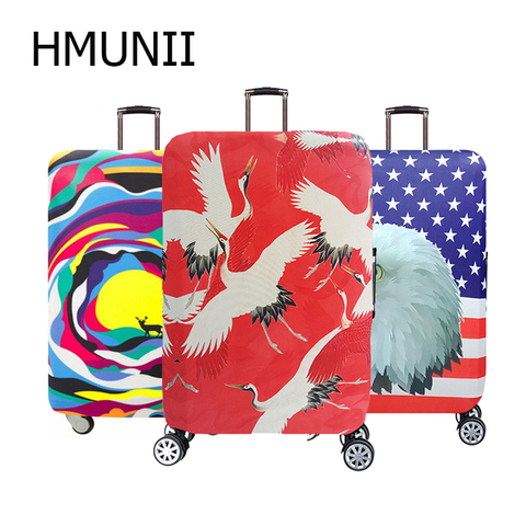 HMUNII nouveau voyage plus épais bagages valise housse de protection pour malle appliquer à 18 ''-32'' couvercle de valise élastique parfaitement ► Photo 1/6