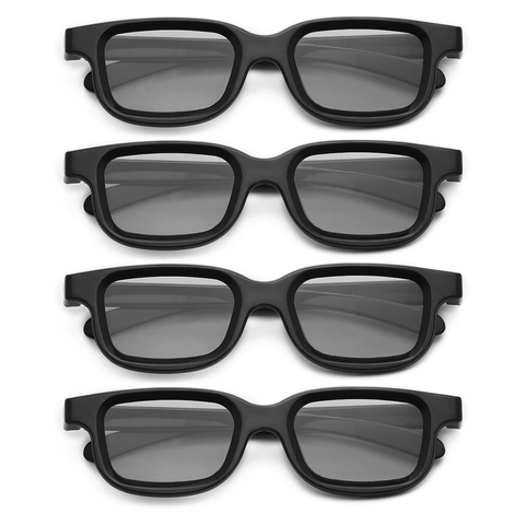 4 pièces/lot VQ163R polarisé passif 3D lunettes pour 3D TV réel 3D cinémas pour Sony Panasonic prix de gros Dropshipping ► Photo 1/6
