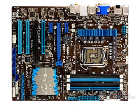 Carte mère originale pour ASUS P8Z77-V, composant pc, compatible avec processeurs LGA 1155, DDR3, usb 2.0 Carte mère VGA DVI HDMI Z77, 32 go, pour ordinateur de bureau ► Photo 1/1