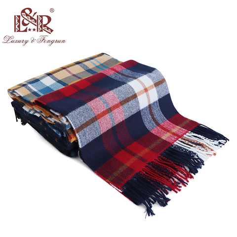 2022 automne hiver cachemire enfants écharpe classique Plaid enfant foulards Foulard fille laine châles femmes hiver Sjaal Bufandas Hombre ► Photo 1/6