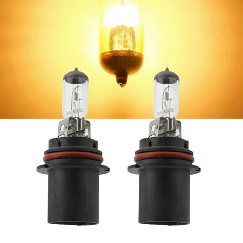 Ampoules en verre transparent pour phare de voiture, lampe de remplacement halogène, Super blanc 9004 HB1 12V 100/80W 3000K, 2 pièces ► Photo 1/6