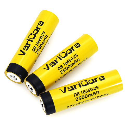 VariCore – batterie lithium-ion rechargeable HE2 18650, 3.7V, 2500mAh, avec décharge électronique 20a, nouveauté ► Photo 1/2