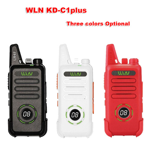 WLN KD-C1plus – mini walkie-radio améliorée kdc1 plus UHF 400-470MHz, émetteur-récepteur mince mieux que les radios bidirectionnelles KD-C1 ► Photo 1/6