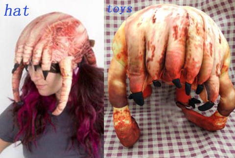 Nouvelle demi vie 2 tête crabe en peluche poupée tête crabe chapeau cosplay cadeau ► Photo 1/6