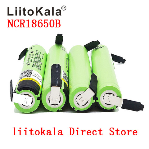 2022 Liitokala 100% nouveau Original NCR18650B 3.7 v 3400 mah 18650 Lithium batterie Rechargeable bricolage feuille de Nickel batteries ► Photo 1/6