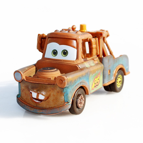 Modèle de voiture classique Disney Pixar Cars 2 de l'équipe de course Mater, en alliage moulé, jouet pour enfants, 1:55, nouveau, en Stock ► Photo 1/1