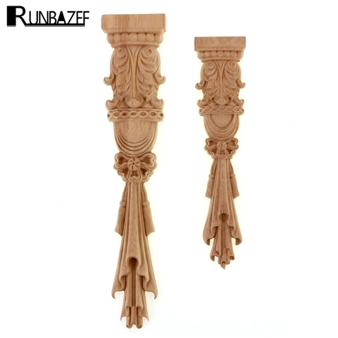 RUNBAZEF-col en bois sculpté, stigmate de Style européen, accessoires de décoration pour la maison, ornements Rome, Figurines Miniatures, artisanat ► Photo 1/6