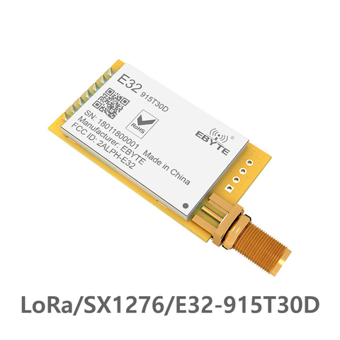 Module TCXO sans fil SX1278 SX1276 LoRa 915MHz rf E32-915T30D ebyte émetteur-récepteur iot sans fil à longue portée ► Photo 1/5