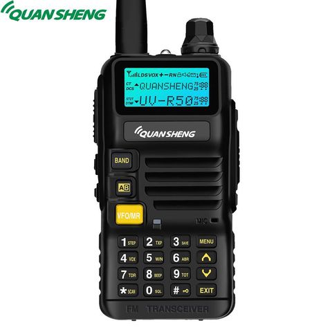 Quansheng UV-R50 talkie-walkie VHF UHF double bande longue portée UVR50 Portable CB Radio bidirectionnelle UV R50 5 W FM émetteur-récepteur pour l'extérieur ► Photo 1/6