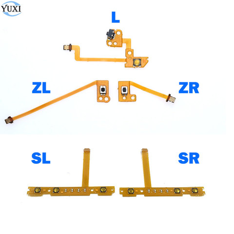 YuXi SL SR ZL ZR L bouton ruban câble flexible pour interrupteur nintention NS Joy-Con L R bouton clé/capuchon peau pour contrôleur Joy-Con ► Photo 1/6