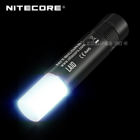 Prix usine Nitecore LA10 Camping lumière rouge à lèvres en forme de pouce taille 1 * AA Mini lanterne de Camp avec éclairage à 360 degrés ► Photo 1/4