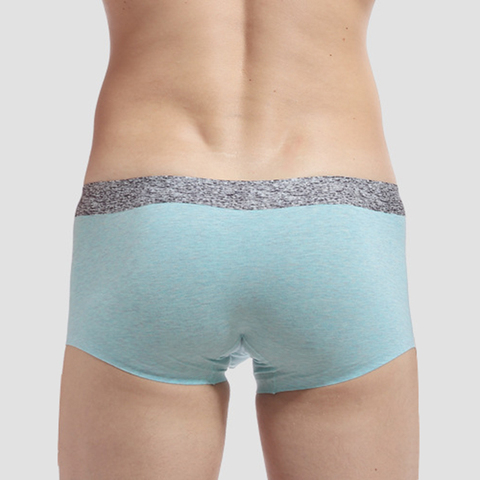 Sexy hommes sans couture Boxer sous-vêtements pour homme troncs Shorts respirant caleçons vêtements de nuit en coton sommeil cuecas Masculina bas ► Photo 1/1