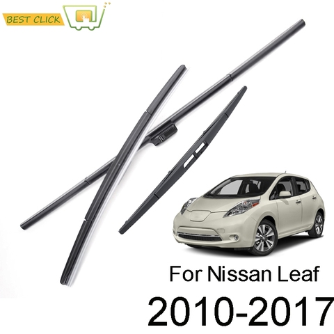 Misima pare-brise pare-brise essuie-glace ensemble pour Nissan Leaf 2010 - 2017 avant fenêtre arrière 2011 2012 2013 2014 2015 2016 ► Photo 1/6