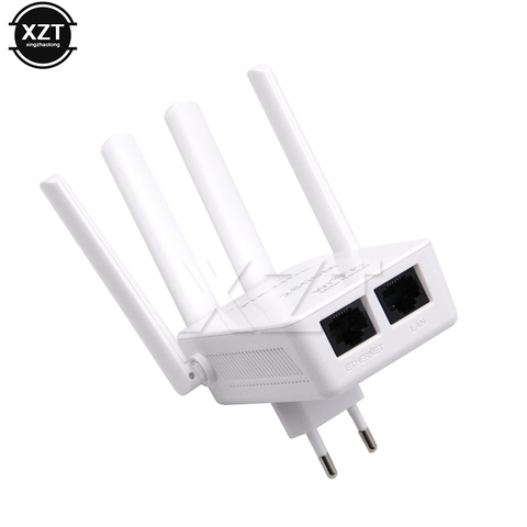 Mini répéteur/routeur/Point d'accès Wi-Fi, extension de portée avec 4 antennes externes, Protection WPS, prise ue/US ► Photo 1/4