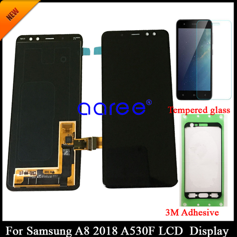 Ensemble écran tactile LCD Super AMOLED, 100% testé, pour SAMSUNG A8 2022 A530 A530 A530F A530D ► Photo 1/2