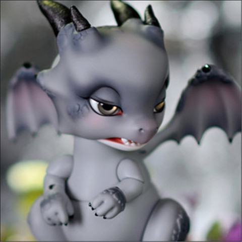 Bjd1/6 poupées, animaux, petits dragons gris ► Photo 1/3