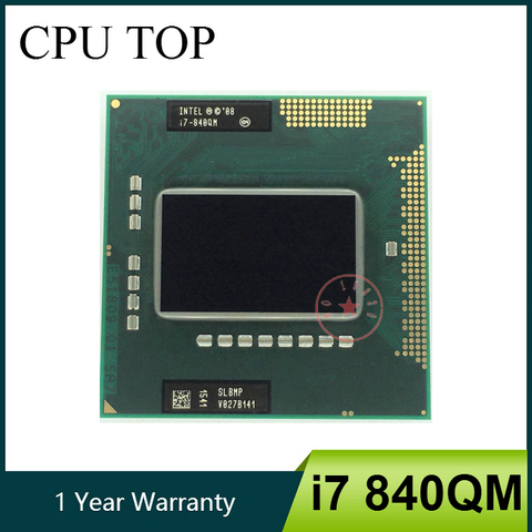 Processeur Intel Core i7 840QM, édition extrême, 8 mo, CPU 1.86 GHz, SLBMP ► Photo 1/2
