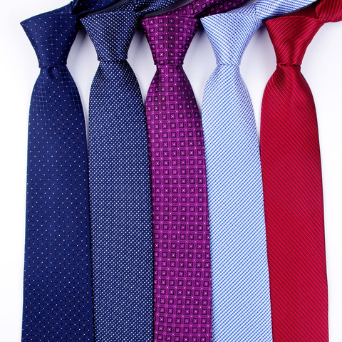Cravate classique pour homme | Cravate de mariage formelle 8cm, cravate à col rayé, chemise de mode, accessoires pour robe ► Photo 1/6