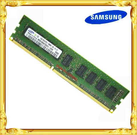 Samsung – mémoire de serveur, modèle DDR3, capacité 2 go 4 go, fréquence d'horloge 1333MHz, fréquence d'horloge PC3-10600E MHz, RAM ECC Pure, UDIMM 2RX8 10600, non tamponnée ► Photo 1/1